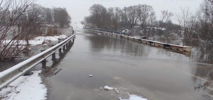 Уровень паводковых вод в Тульской области продолжит расти