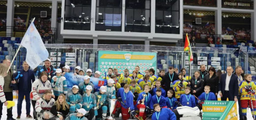 В «Ледовом дворце» Тулы наградили победителей и призеров детского Кубка Тульской области по дворовому хоккею «Шаг в жизнь»