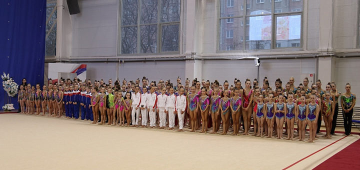На межрегиональный турнир по художественной гимнастике прибыли более 300 спортсменок
