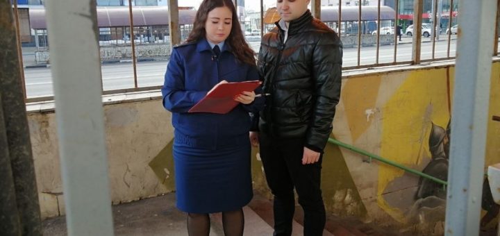 Прокуратура проверила состояние подземного перехода на улице Каминского в Туле