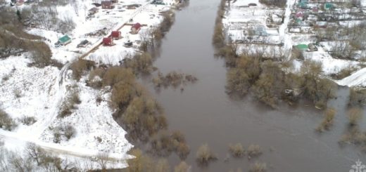 В Тульской области затоплено 10 низководных мостов