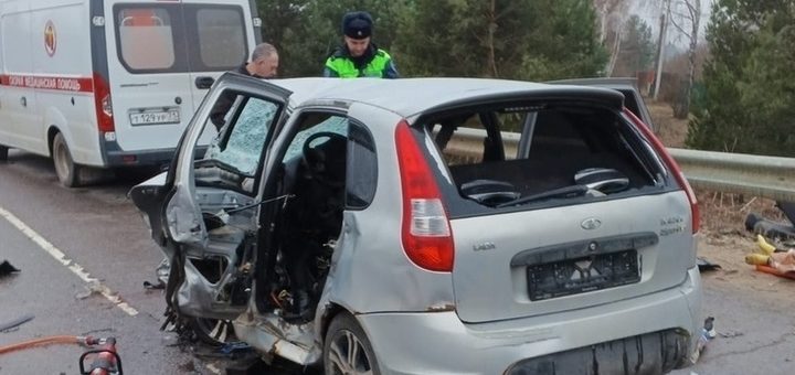 В ДТП в Заокском районе погибла автоледи и пострадал двухлетний мальчик