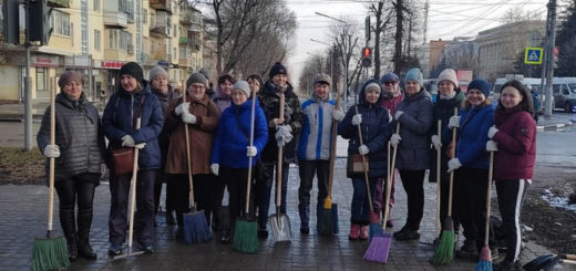 В Туле 1 апреля прошёл первый в 2023 году общегородской субботник