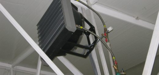 Отопление с помощью тепловентилятора