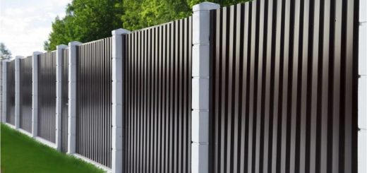 5 примеров забора из металлопрофиля