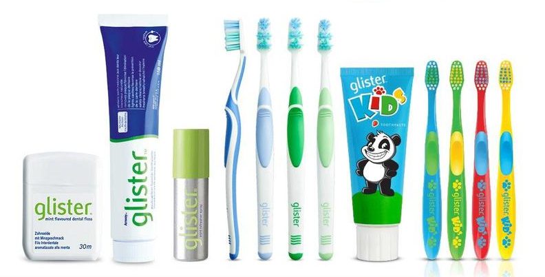 Использование детской зубной пасты Глистер