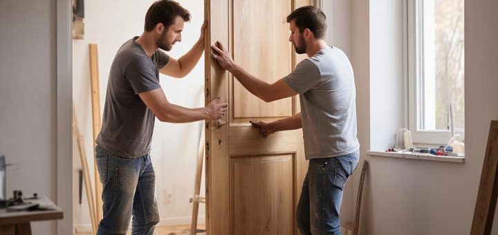 Как установка двери меняет пространство